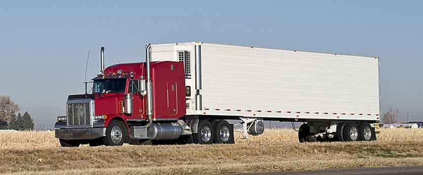 Reefer Cold-Chain Truck waiting on Repair
